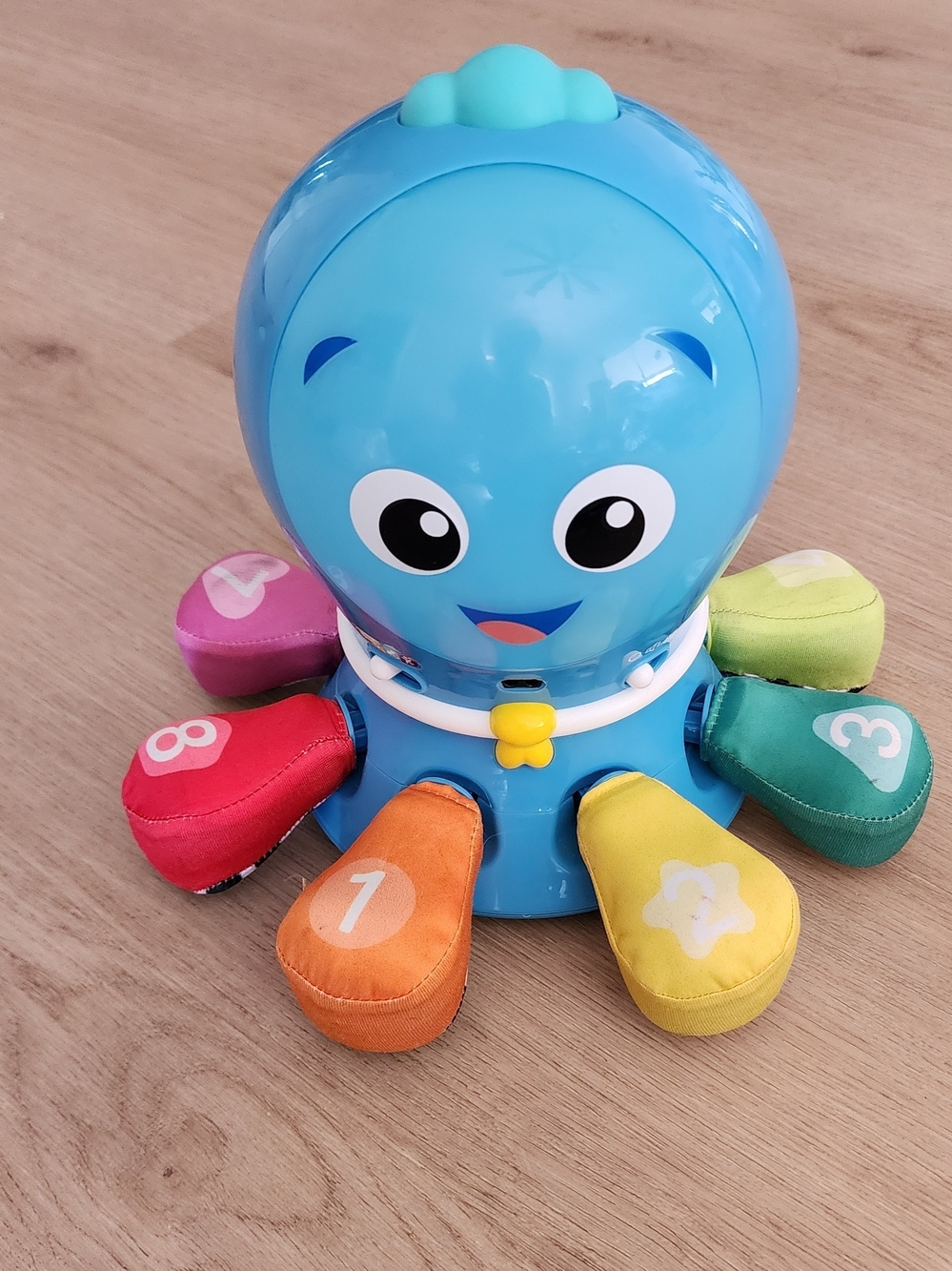 Blue Interactive Octopus Number & Color Learning Toy